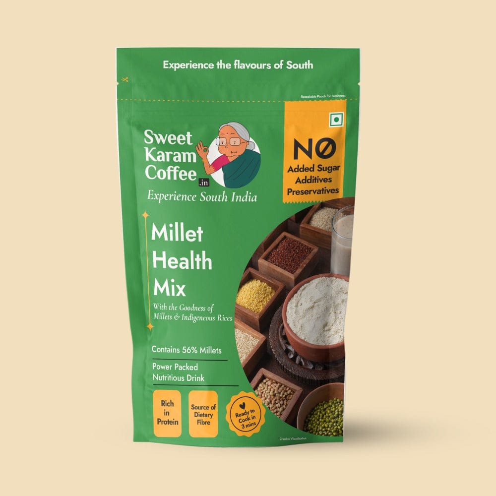 Buy fibrerich Millets Health Mix (Kanji Maavu), 200g Sweet Karam Coffee
