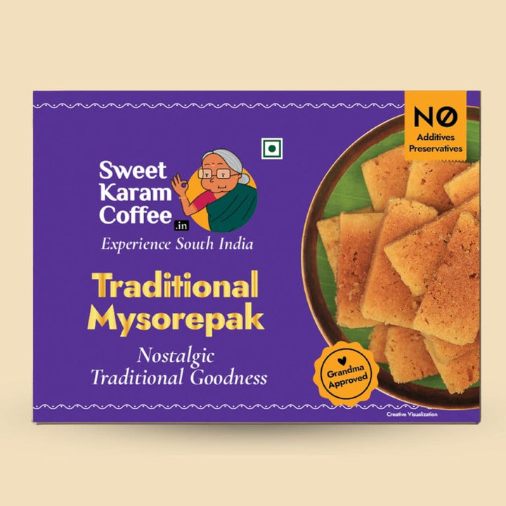 Traditional Mysore Pak (Crisp)  - Free Shipping Across India