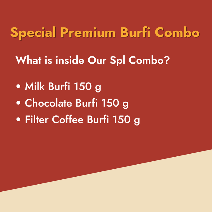 Special Premium Burfi Combo  - Free Shipping Across India