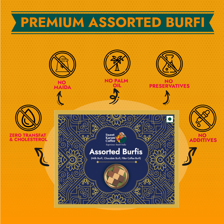 Premium Assorted Burfis  - Free Shipping Across India