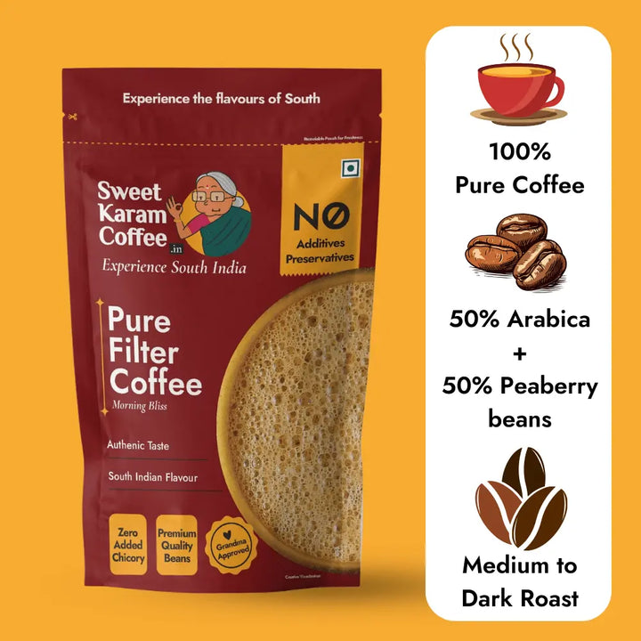 SKC Pure Filter Coffee Powder - 100% Pure Coffee