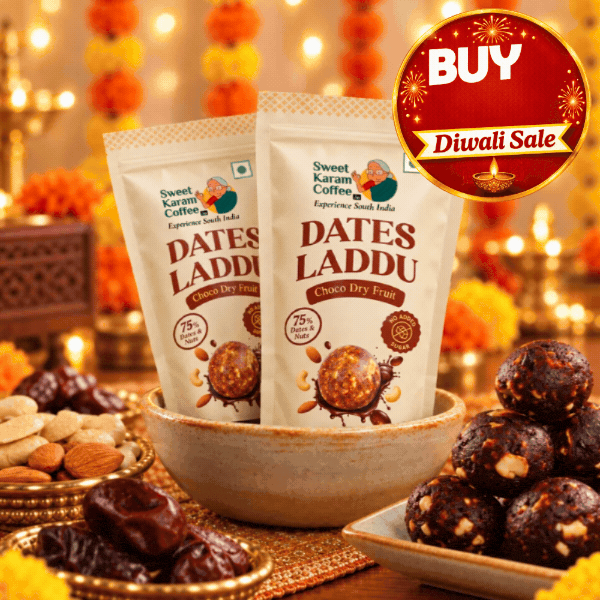 Dates Laddu (Choco Dry Fruit) - 75% Dates & Nuts  - Free Shipping Across India