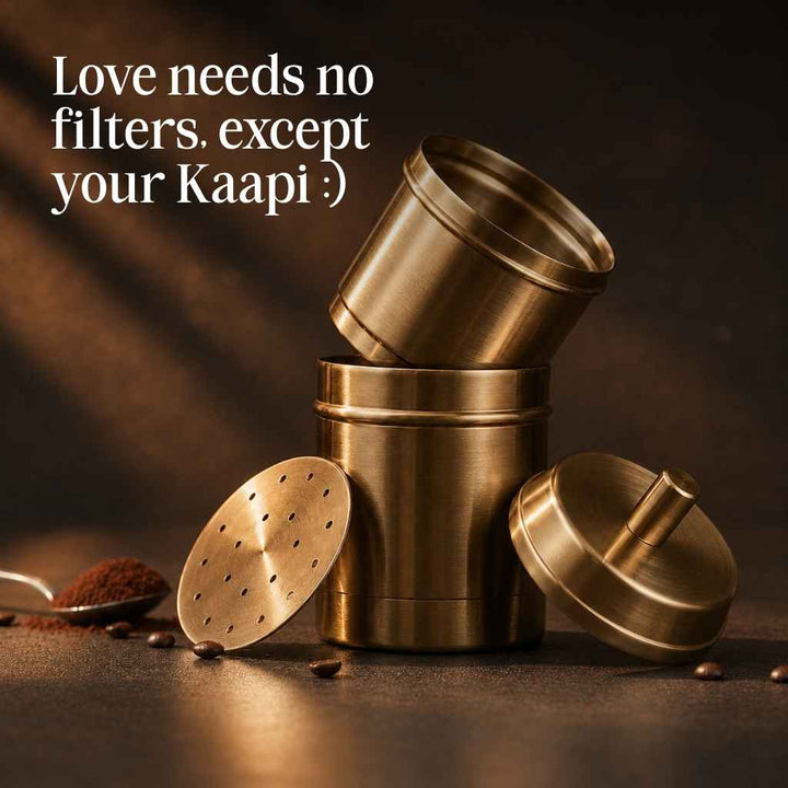 Brass Coffee Filter (For Brewing) - Sweet Karam Coffee