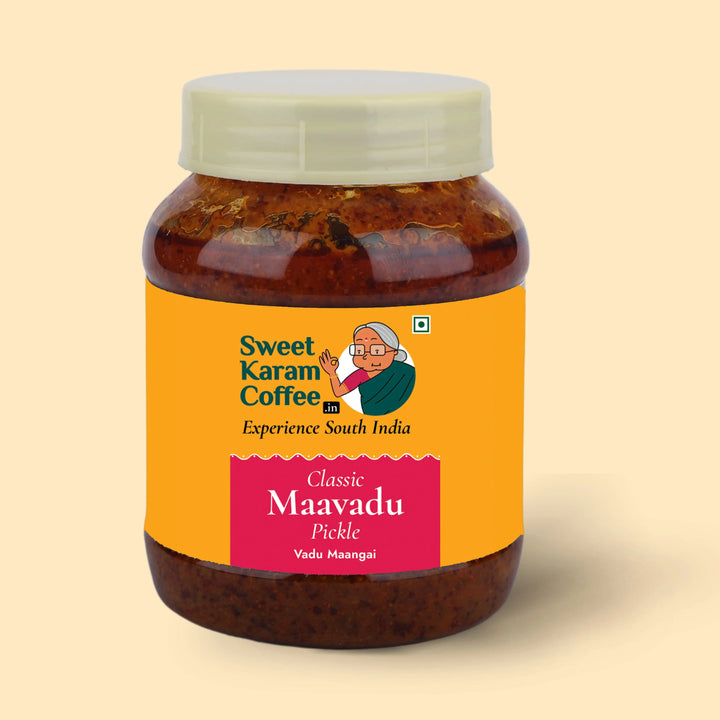 Classic Maavadu Pickle - Freshest Spices - True Essence of South Indian Pickle Tradition - Zero Preservatives