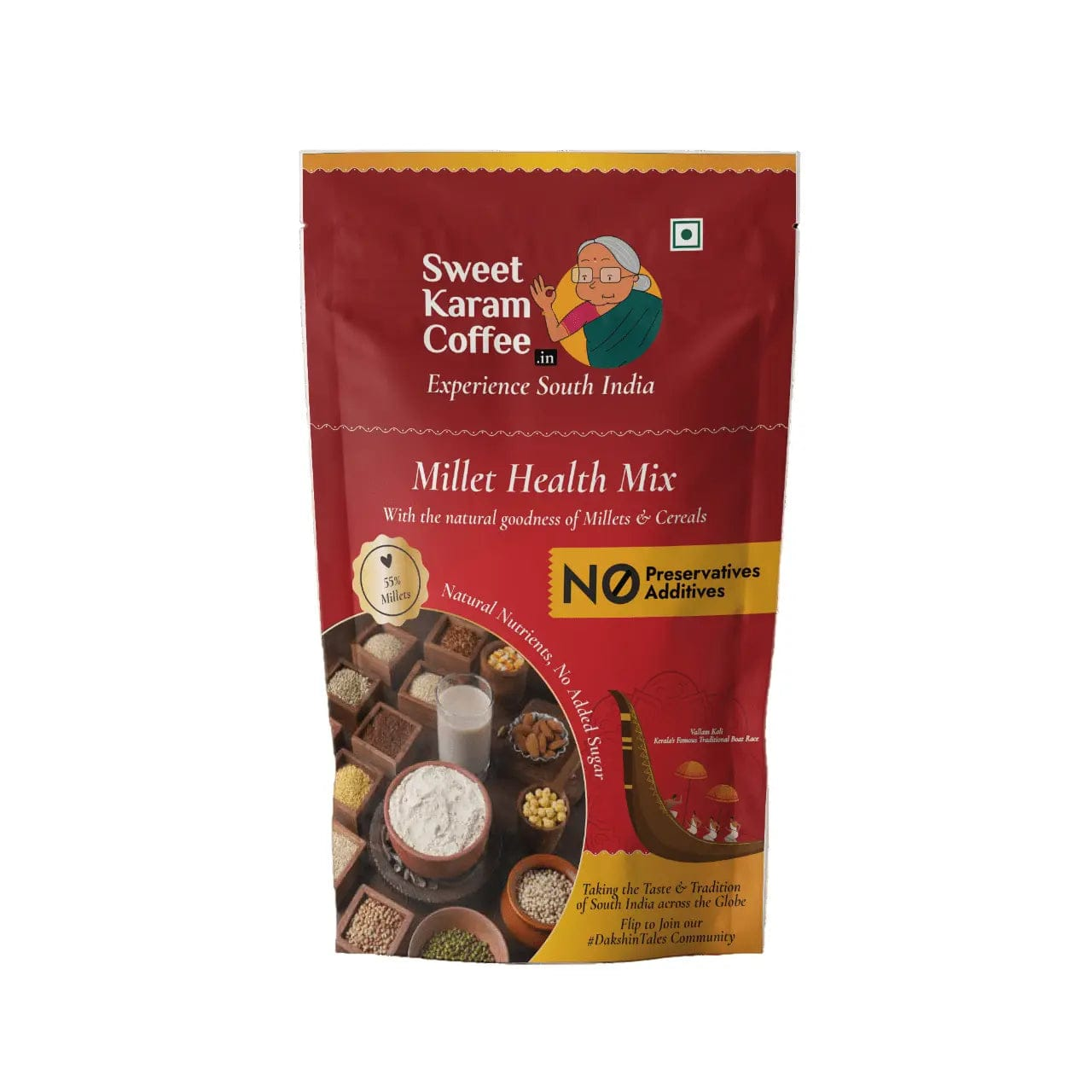 Millets Health Mix (Kanji Maavu) 250g Sweet Karam Coffee