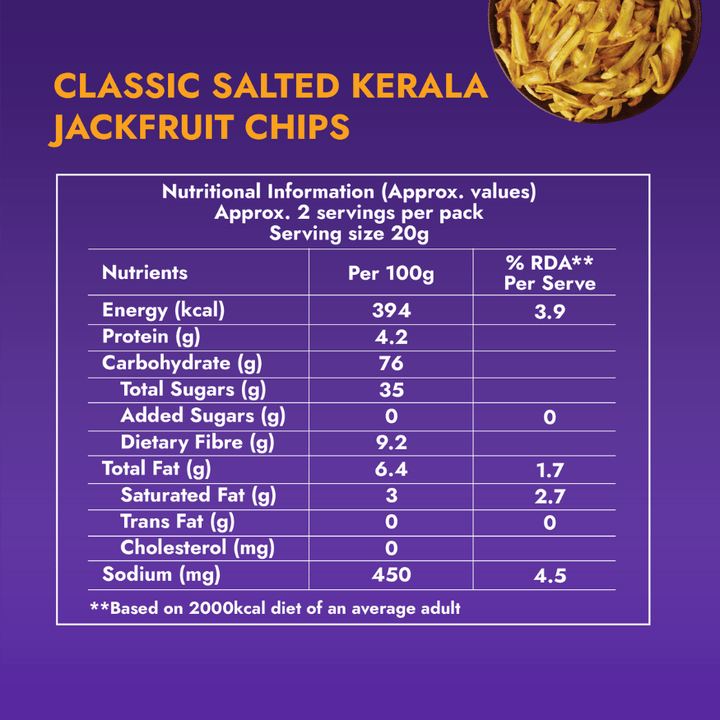 Kerala Jackfruit Chips - Sweet Karam Coffee