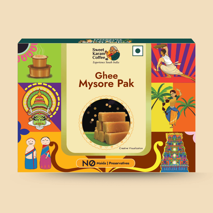 Ghee Mysorepak (Soft) - Sweet Karam Coffee