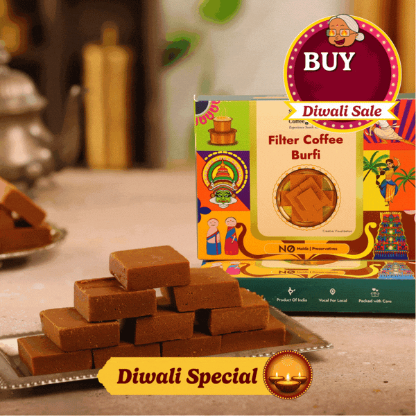 Filter Coffee Burfi  - Free Shipping Across India