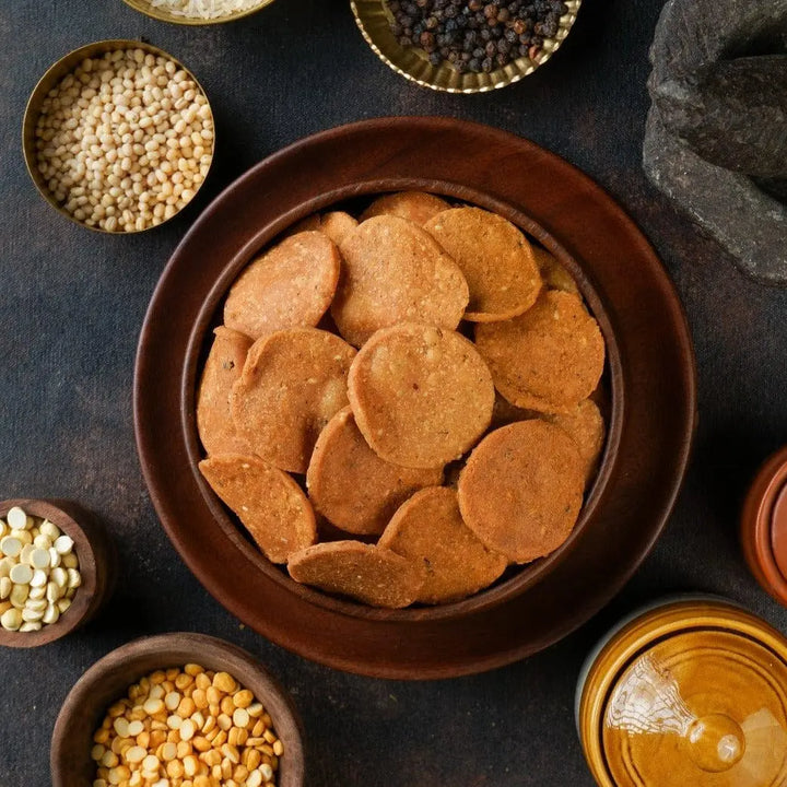 Mini Thattai (Rice Crackers) 220g  - Free Shipping Across India