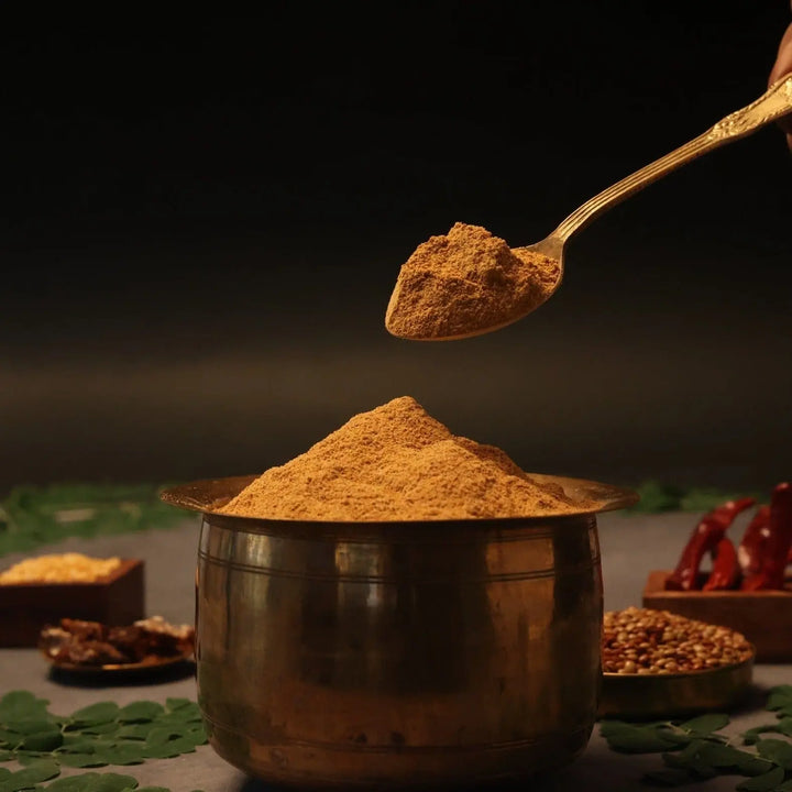 Drumstick Leaf Horse gram Powder (Murungai Kollu Podi for Rice) 200g  - Free Shipping Across India