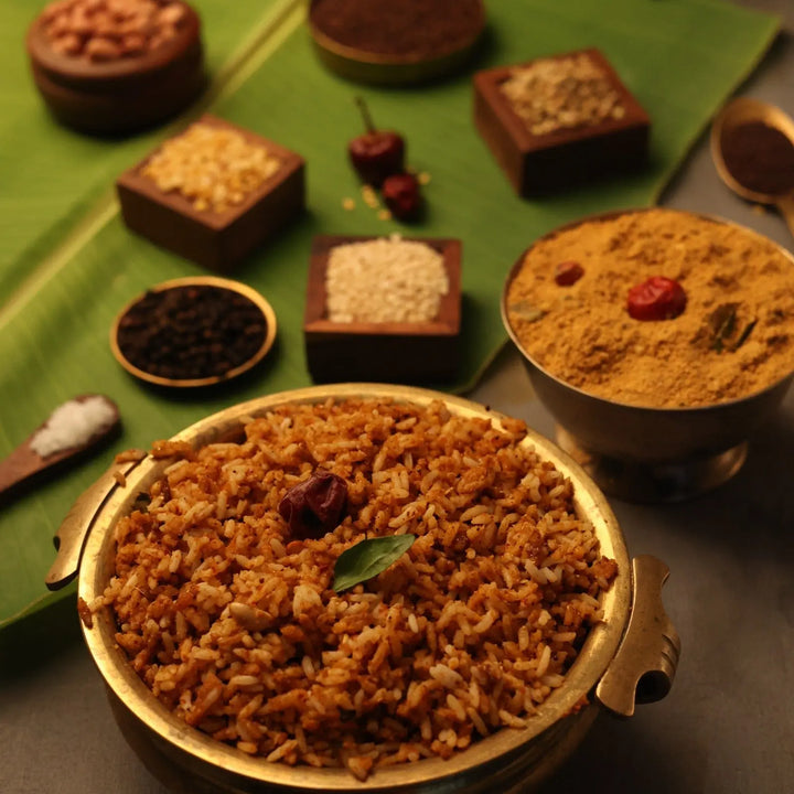 Puliyodarai Mix Powder (Tamarind rice mix powder) 200g  - Free Shipping Across India