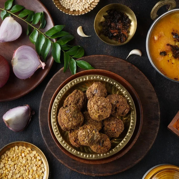Tadka vadam / Thalippu Vadagam (Onion & Garlic balls used in Gravies) 200g  - Free Shipping Across India