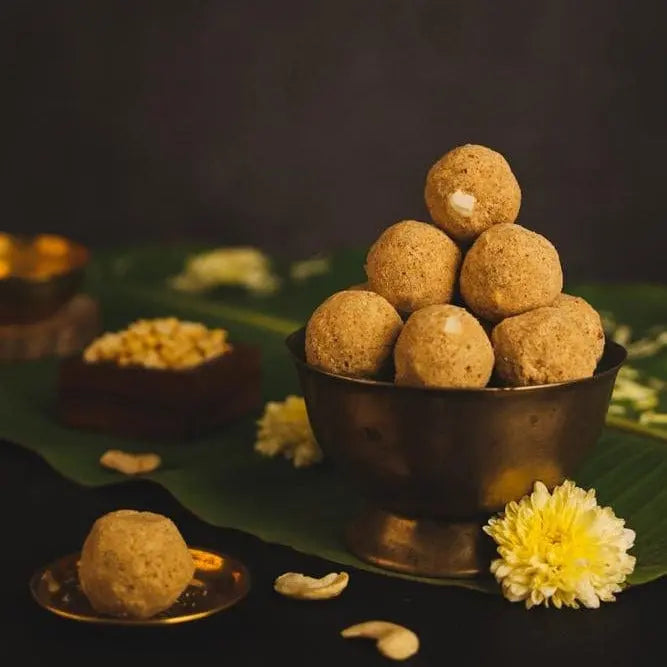 Maa Laddu (Roasted Gram Laddu) - 130g - 8 Pieces  - Free Shipping Across India
