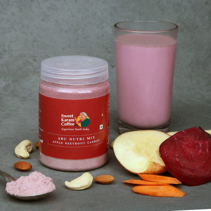 ABC (Apple, Beetroot, Carrot) Nutri Milk Mix 150g (White Sugar Free)  - Free Shipping Across India