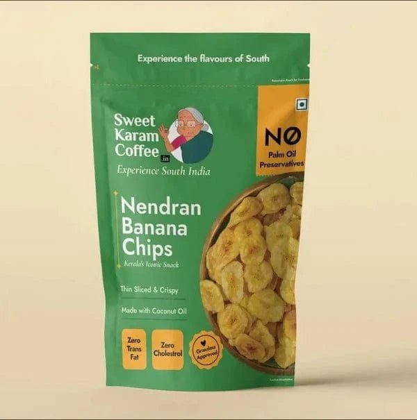 Free Kerala Banana Chips 65g (Max 1 per order) - Sweet Karam Coffee