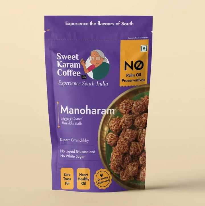 Manogaram (Sweet Murukku) 95g  - Free Shipping Across India