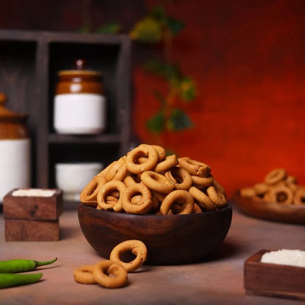 Rice Kodubale (Ring Murukku)  - Free Shipping Across India