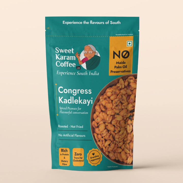 Congress Kadlekai (Spiced Peanuts) - Rich in protein / Rich in Dietary Fibre