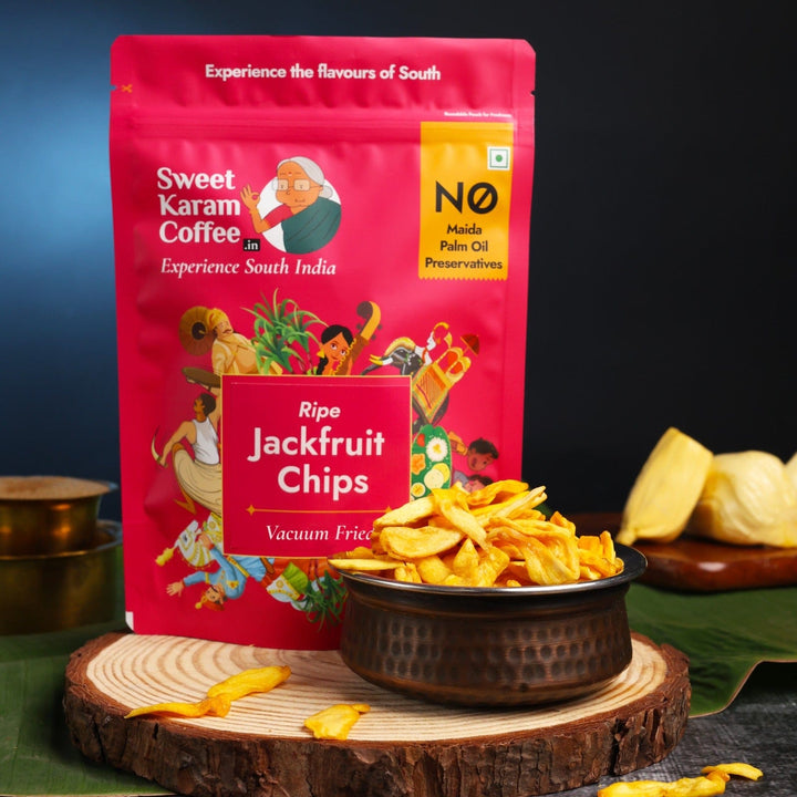 Ripe Jackfruit Chips - Vacuum Fried  - Free Shipping Across India