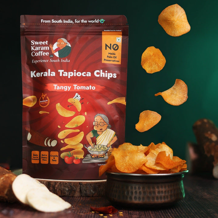 Kerala Flavoured Tapioca Chips - Spl Combo  - Free Shipping Across India