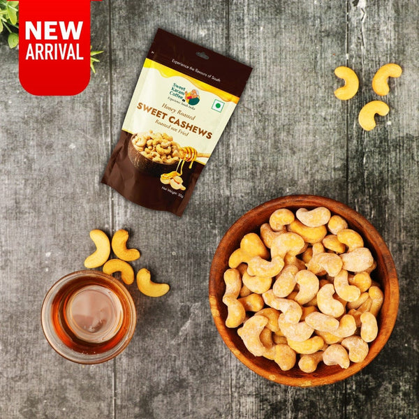 Honey Roasted Sweet Cashews  - Free Shipping Across India