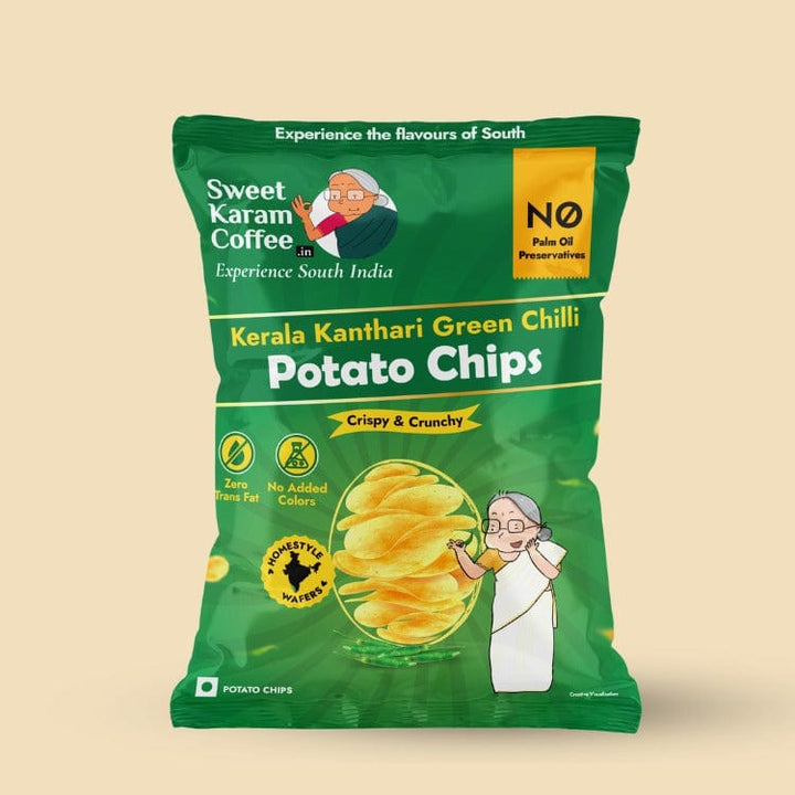 FREE Potato Chips - Kerala Spl 60g Pack (Max 1 QTY) - Sweet Karam Coffee