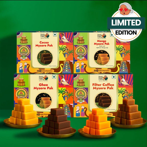 Ghee Mysorepak Combo - Sweet Karam Coffee