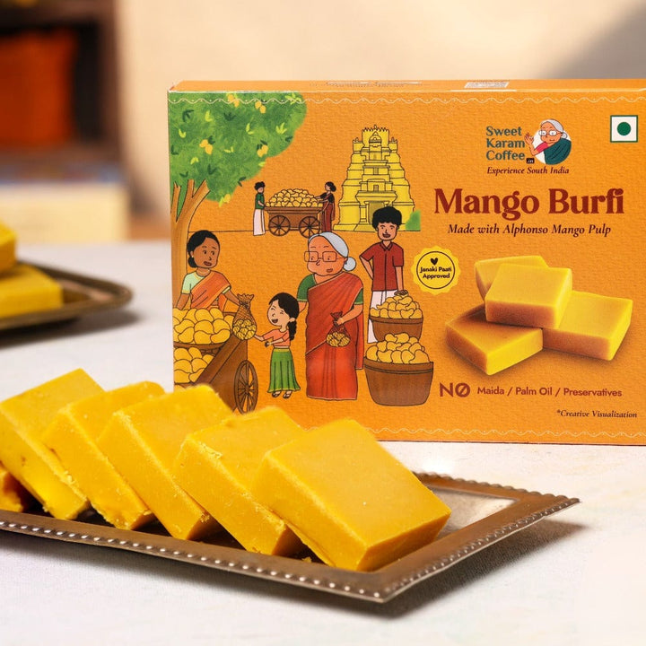 Mango Burfi - Sweet Karam Coffee