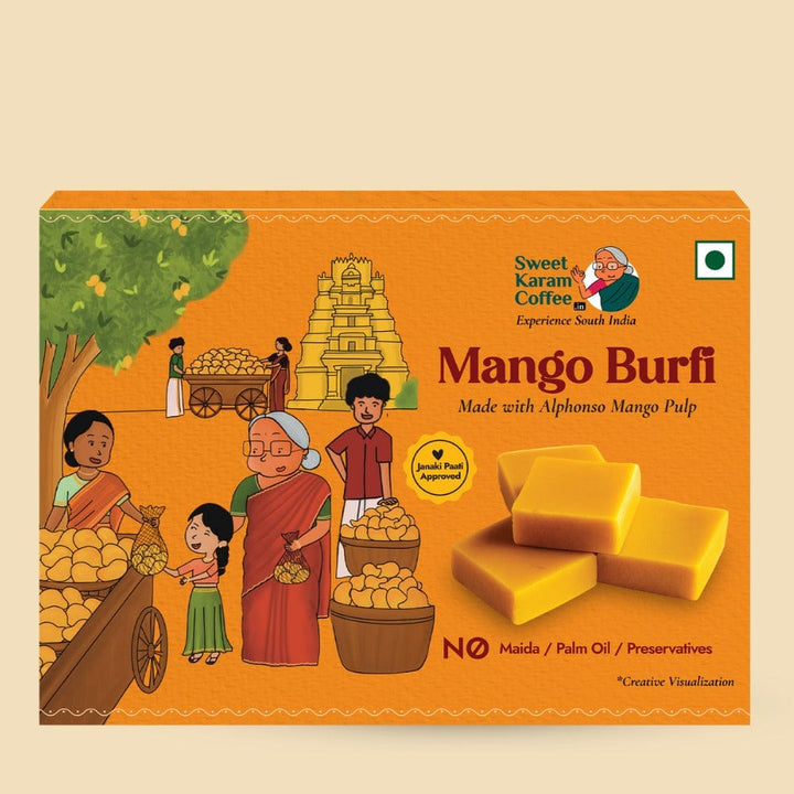 Mango Burfi - Sweet Karam Coffee