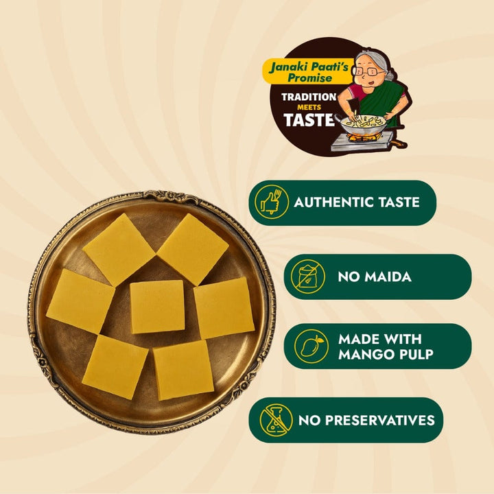 Mango Burfi - Sweet Karam Coffee