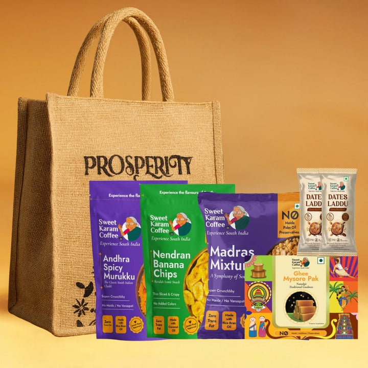 Free Diwali Special Jute Bag Combo (Max 1 per order) - Sweet Karam Coffee