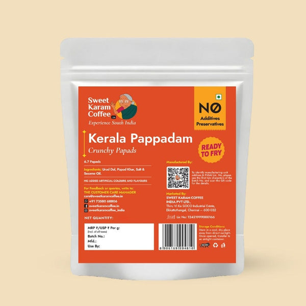 Kerala Pappadam  - Free Shipping Across India