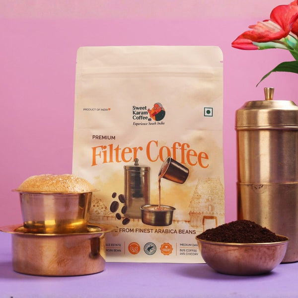 South Indian Filter Coffee Combo - Sweet Karam Coffee