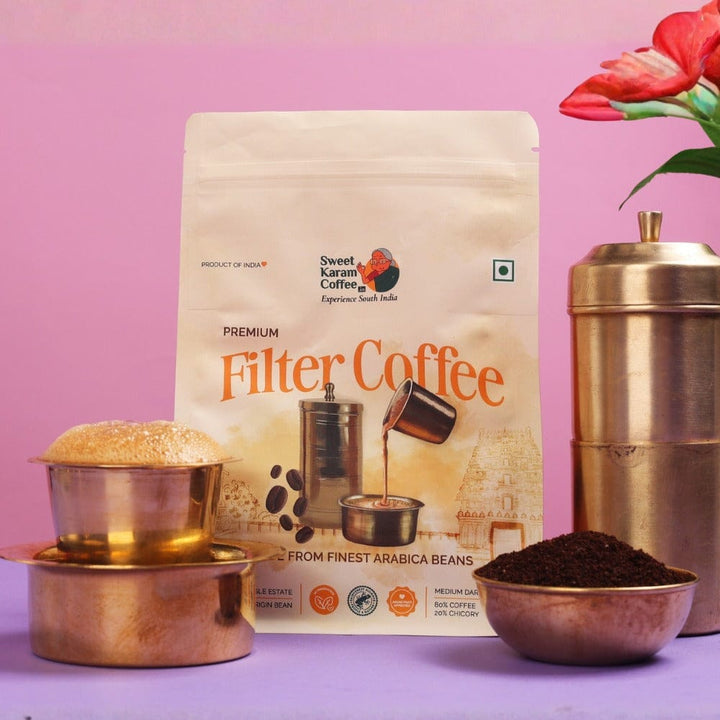 South Indian Filter Coffee Combo - Sweet Karam Coffee