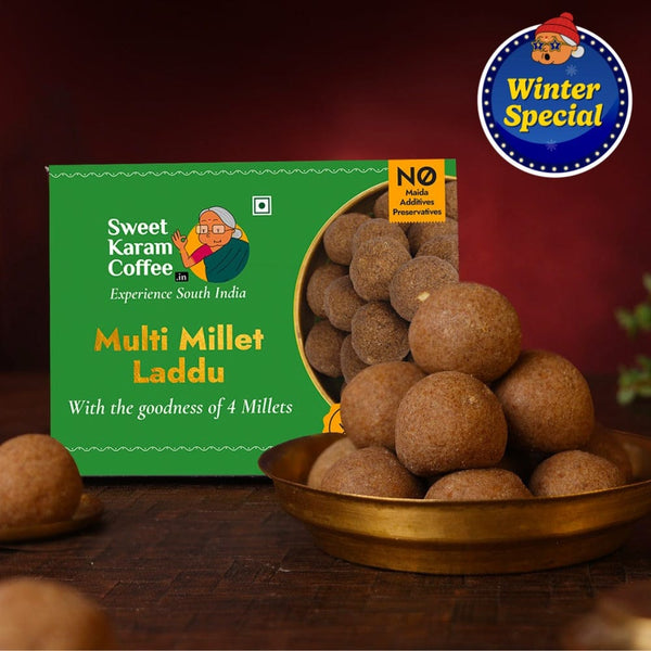 Multi Millet Laddu - Sweet Karam Coffee