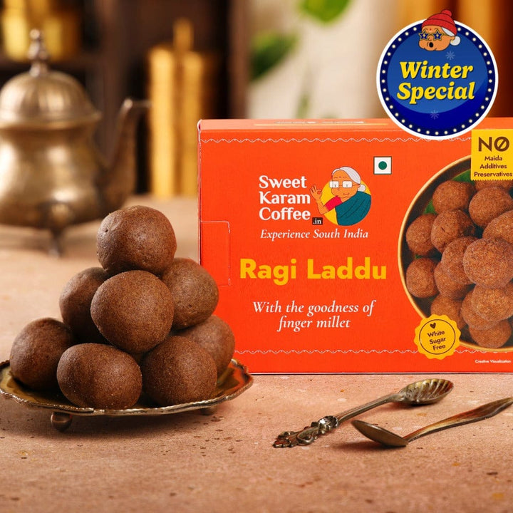 Ragi Laddu - Sweet Karam Coffee