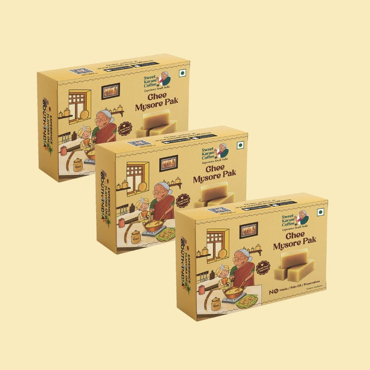 FREE Ghee MysorePak (100 g x 3) (Max 1 per order)  - Free Shipping Across India