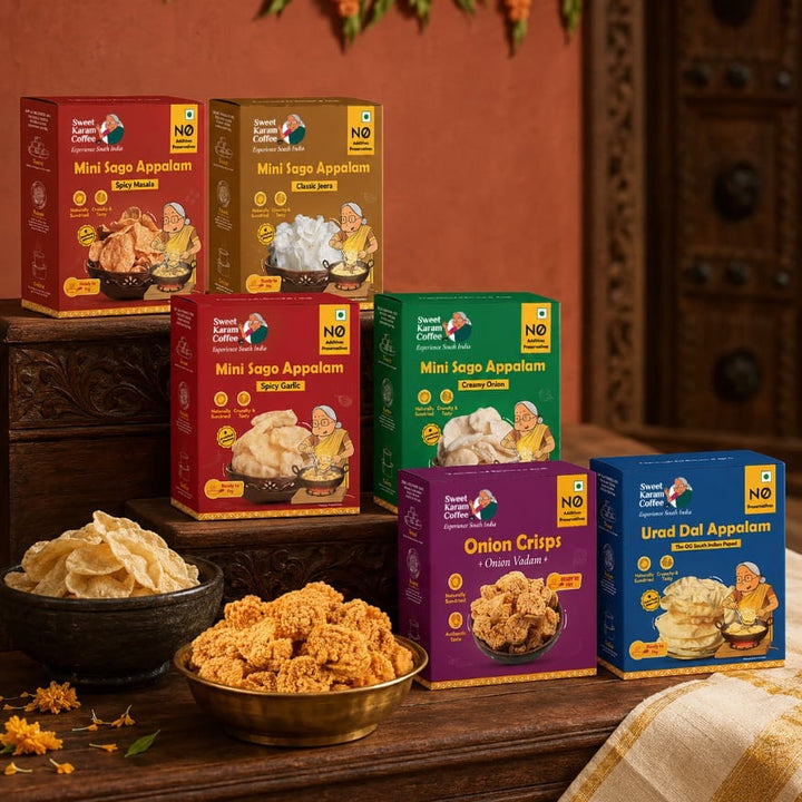 Papad Party - Sweet Karam Coffee