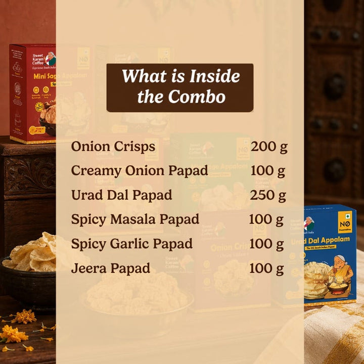 Papad Party - Sweet Karam Coffee
