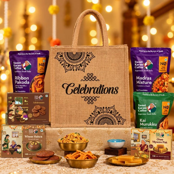 Diwali Special Jute Bag Combo