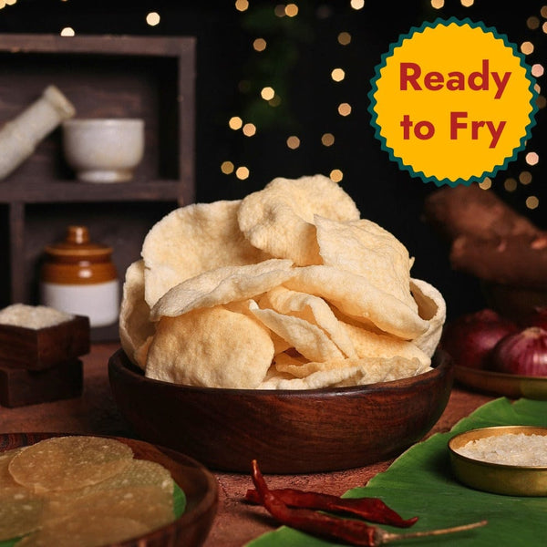 Creamy Onion Papad Chips  - Free Shipping Across India