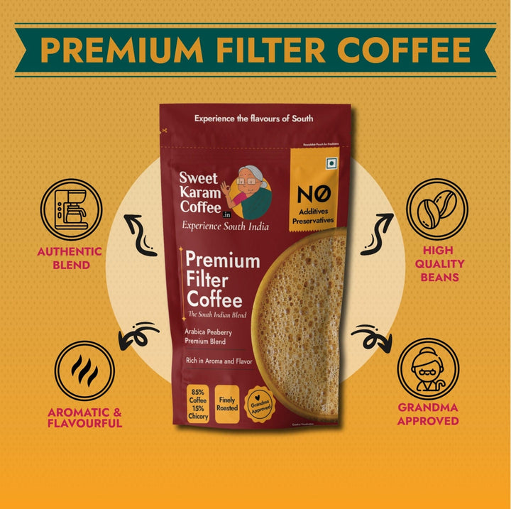 Premium Filter Coffee Powder (80/20 Blend)  - Free Shipping Across India