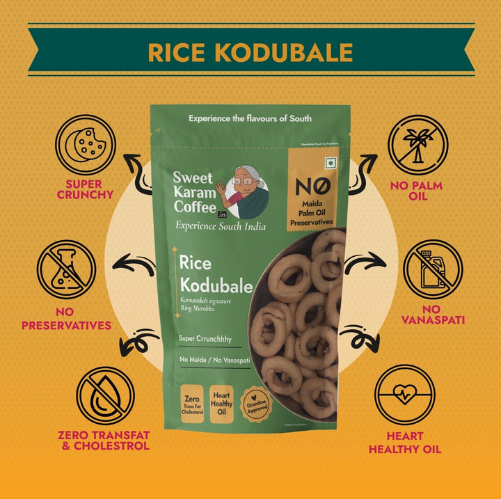 Rice Kodubale (Ring Murukku)  - Free Shipping Across India