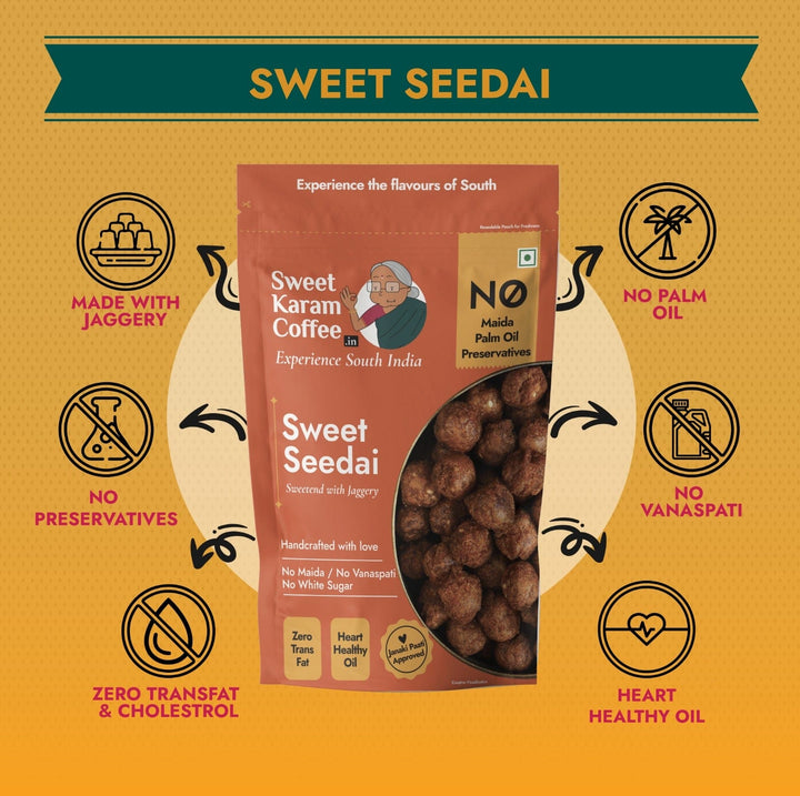 Vella Seedai (Sweet Seedai)  - Free Shipping Across India