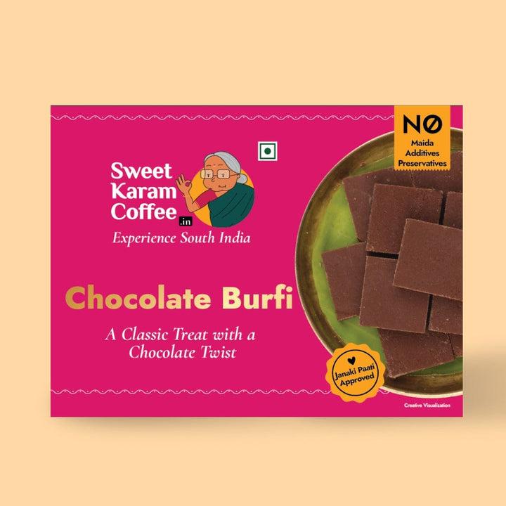 Chocolate Burfi  - Free Shipping Across India