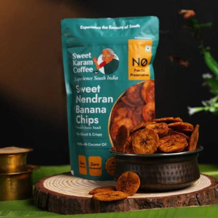 Kerala Sweet Banana Chips  - Free Shipping Across India