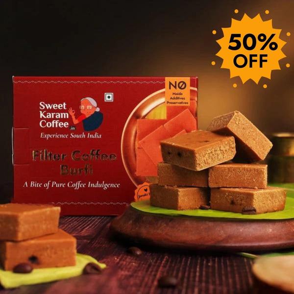 Filter Coffee Burfi  - Free Shipping Across India