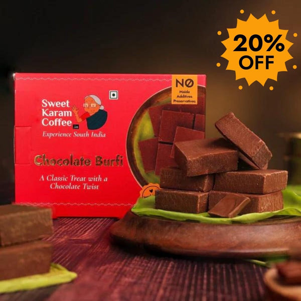 Chocolate Burfi  - Free Shipping Across India