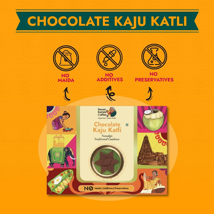 Chocolate Kaju Katli  - Free Shipping Across India