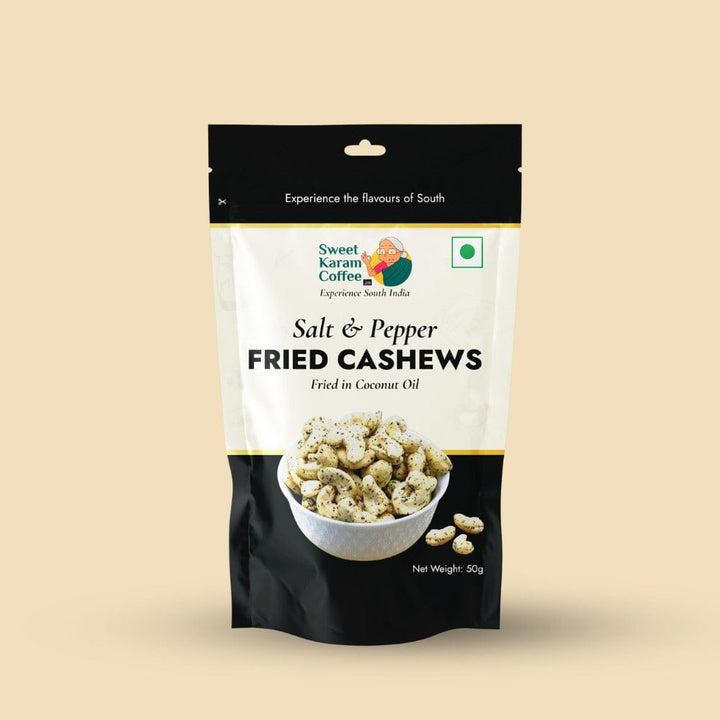 Salt & Pepper Fried Cashews  - Free Shipping Across India